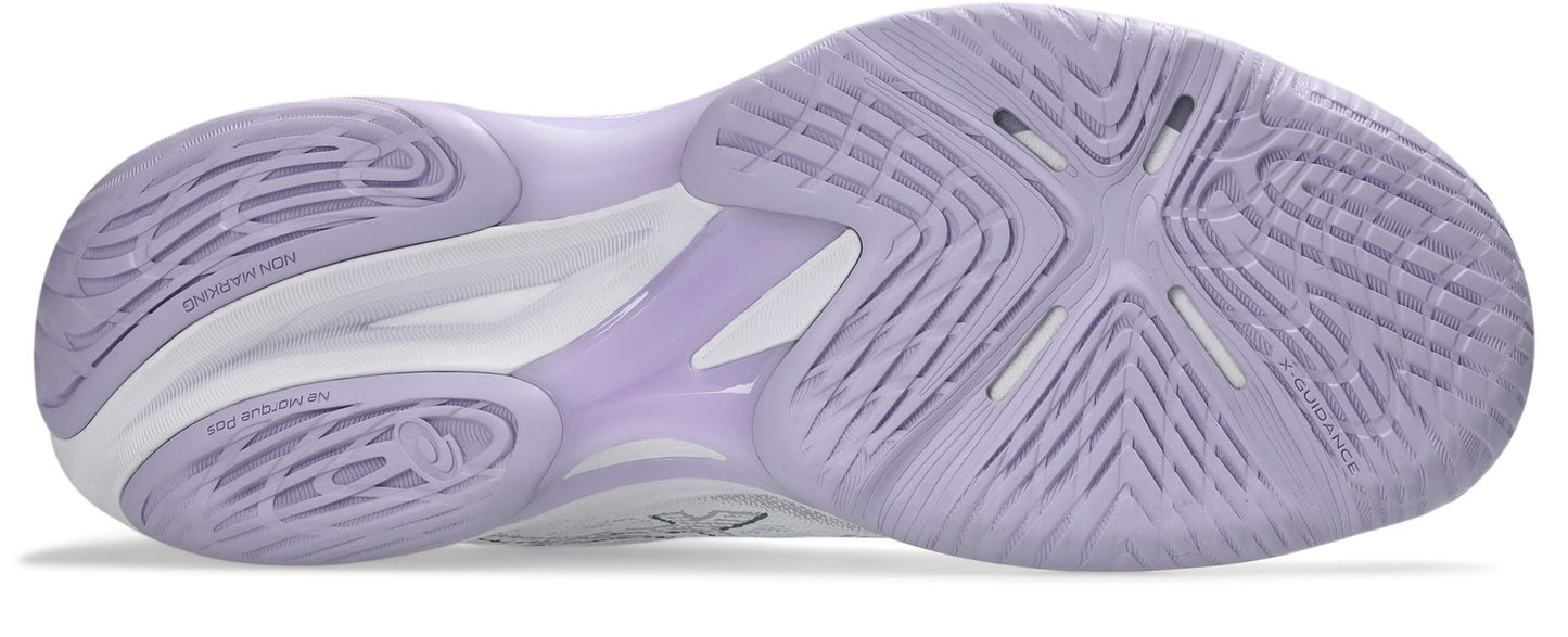 Asics Womens Netburner Ballistic FF 4 (D Width) - White/Dahlia