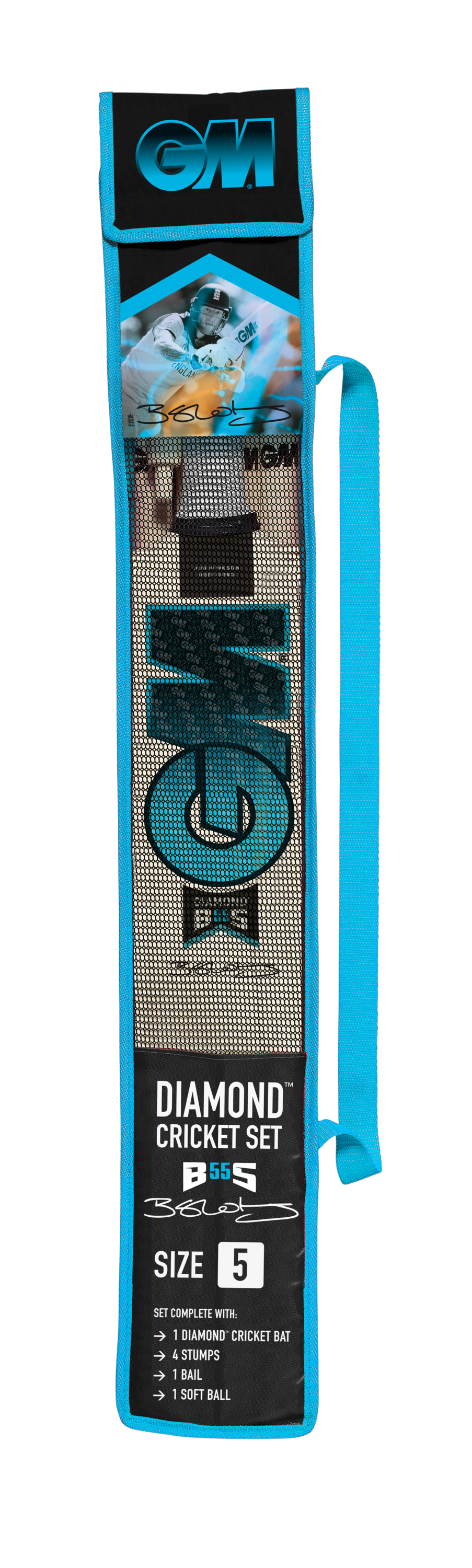 GM JNR DIAMOND CRICKET SET - Wooden