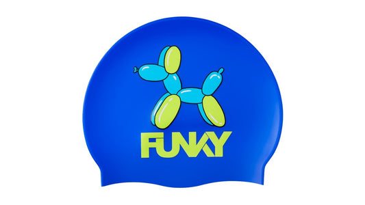 Funky Trunks Silicone Swim Cap - Balloon Dog