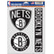 Wincraft NBA Brooklyn Nets Multi-Use 3 Fan Pack Decal