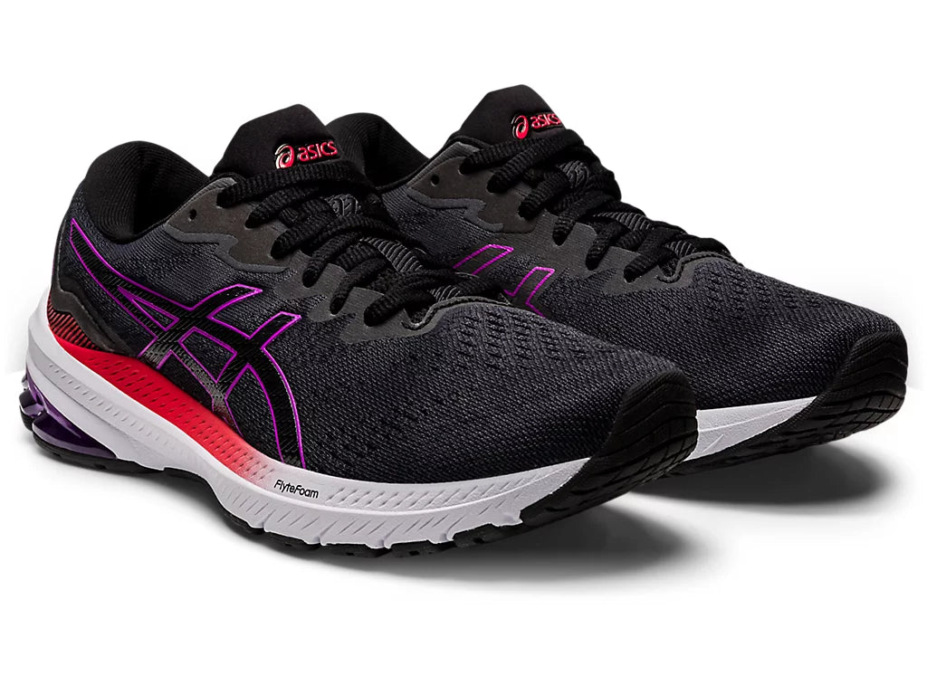 Asics Womens GT 1000 11 (D) - Black/Orchid