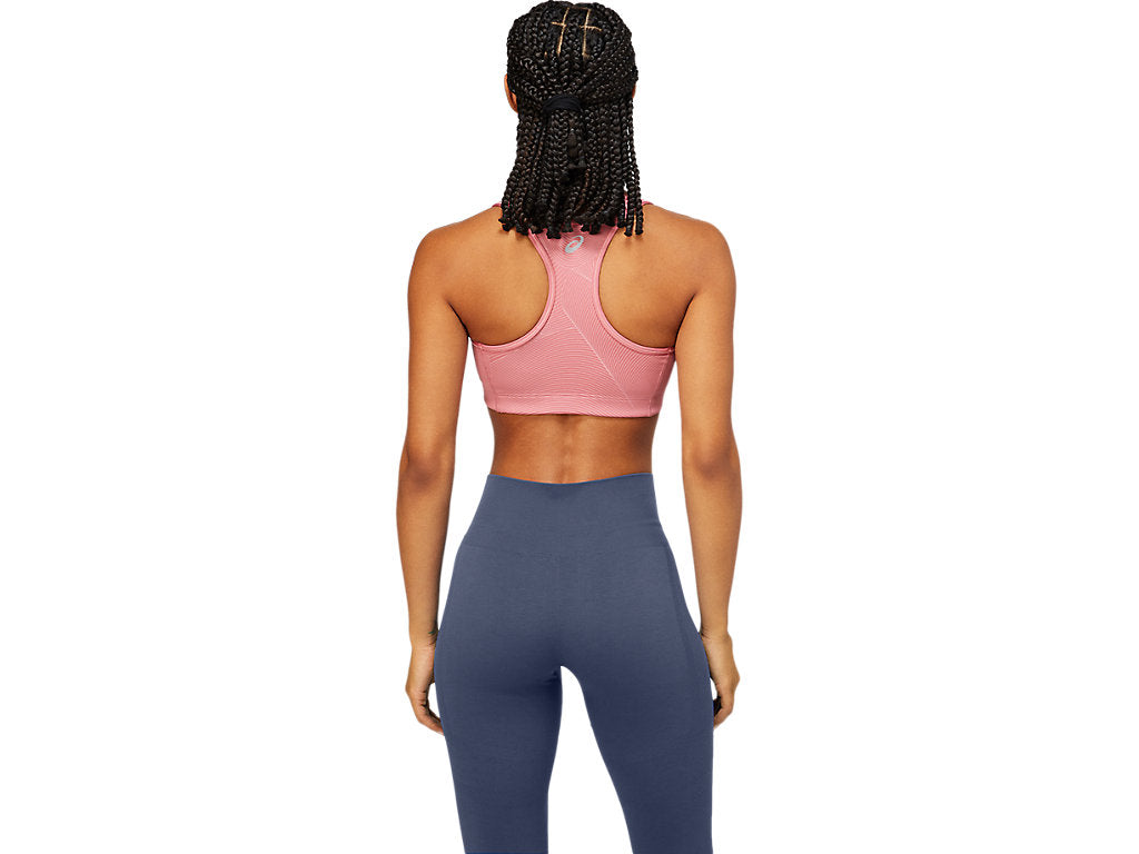 Asics Womens Nagare Bra - Smokey Rose