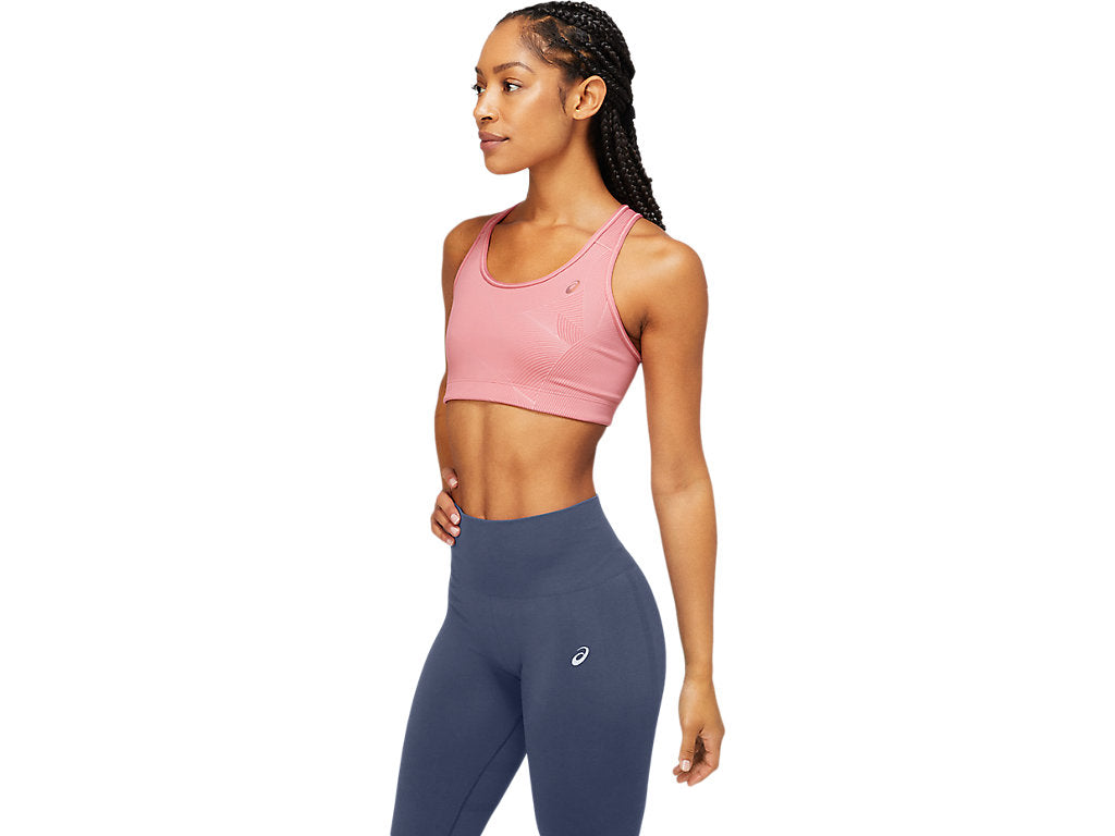 Asics Womens Nagare Bra - Smokey Rose