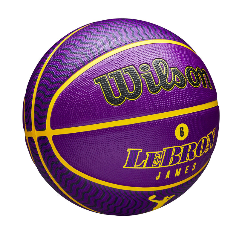 Wilson NBA Player Icon Outdoor Basketball - Lebron James