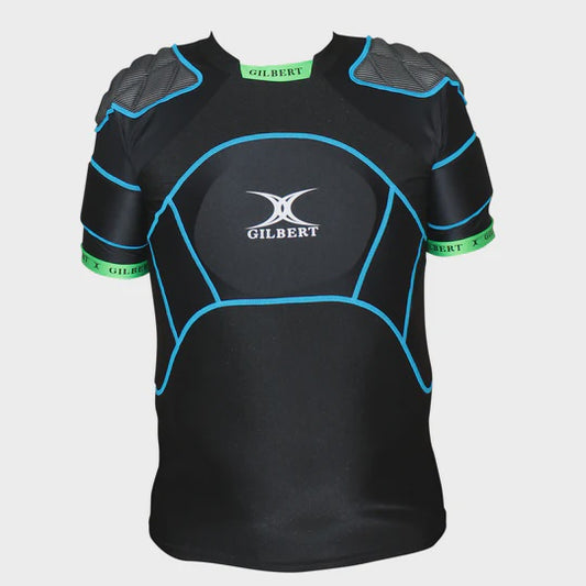 Gilbert XP 500 Shoulder Pads - Black/Blue