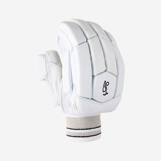 Kookaburra Ghost Pro 4.0 Batting Gloves - White/Silver