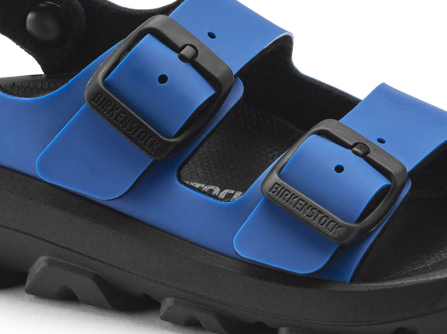 Birkenstock Kids Mogami CL Birko Flor - Ultrablue/Black