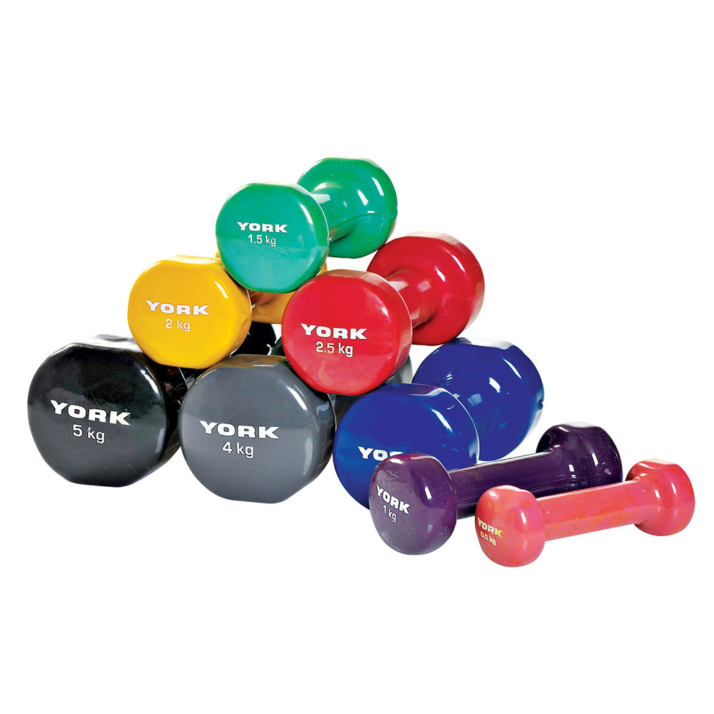 York Vinyl Dipped Dumbbell