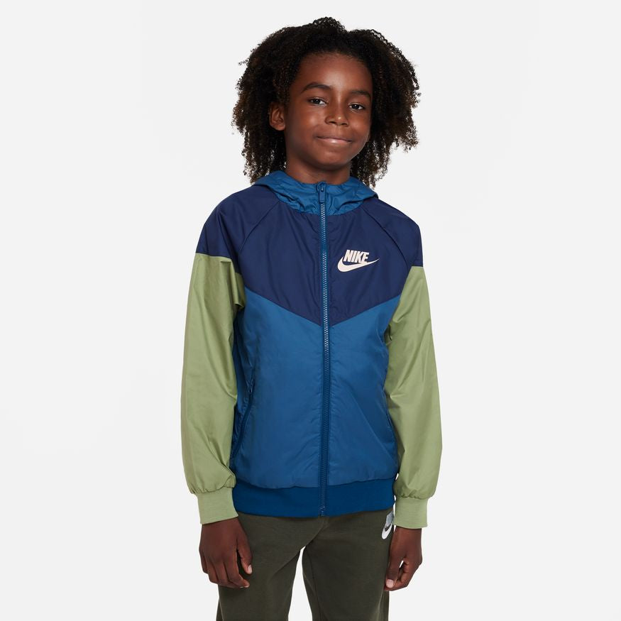 Nike Fleece-Lined Windbreaker Toddler Jacket.