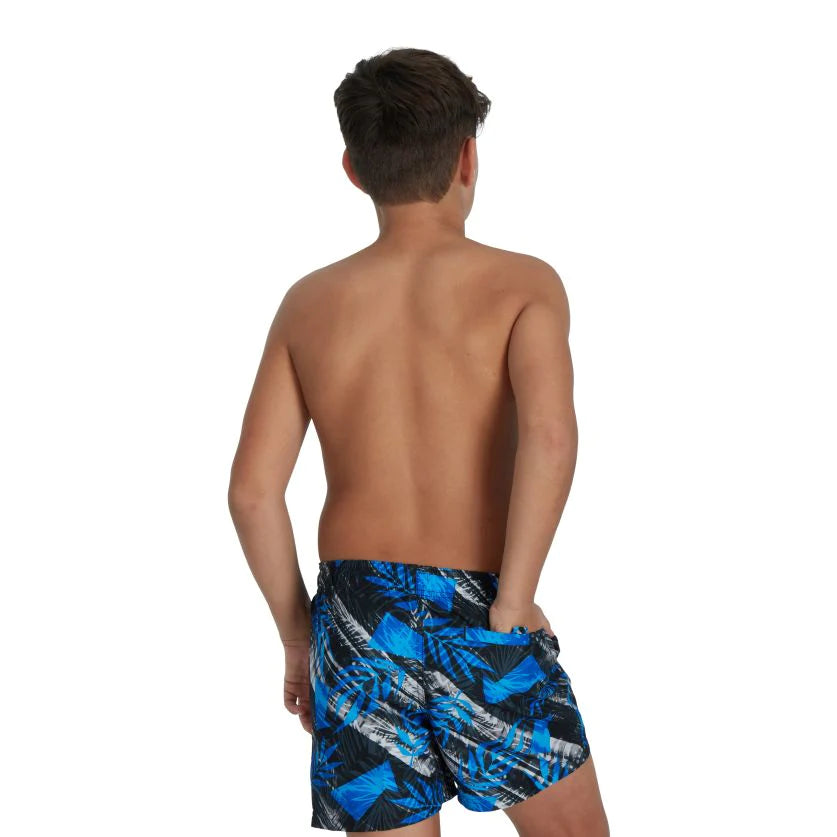 Speedo Boys Printed 13" Watershort - Chroma Blue