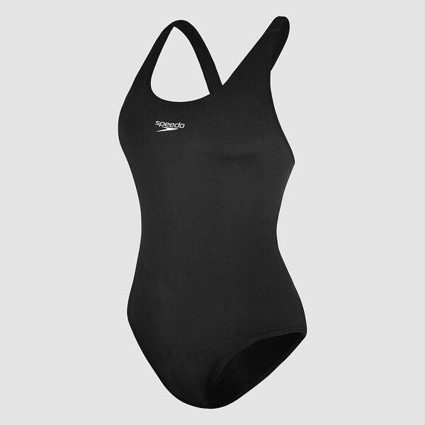 Speedo Womens Endurance + Leaderback One Piece - Black