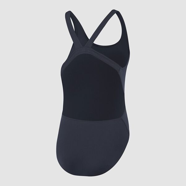 Speedo Womens Endurance + Leaderback One Piece - Navy