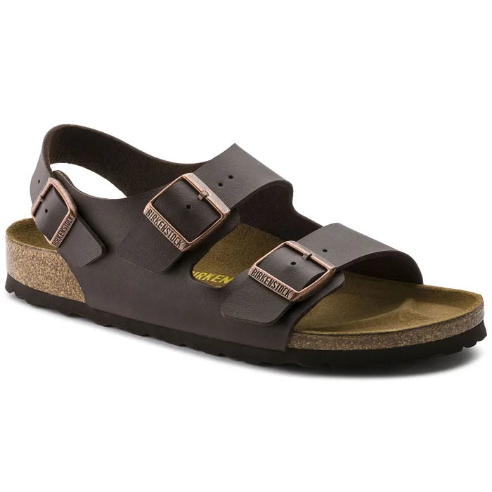 Birkenstock Milano Birko-Flor - Dark Brown