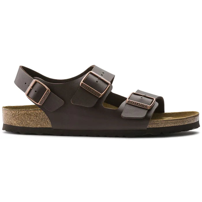 Birkenstock Milano Birko-Flor - Dark Brown