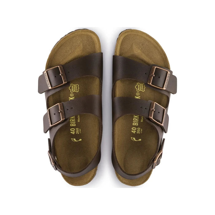 Birkenstock Milano Birko-Flor - Dark Brown