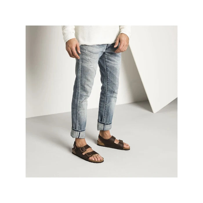 Birkenstock Milano Birko-Flor - Dark Brown