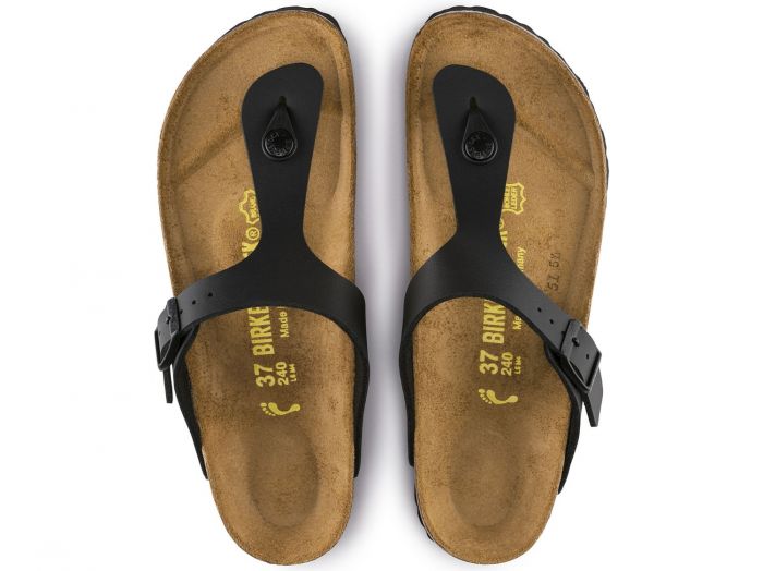 Birkenstock Gizeh Birko Flor - Black