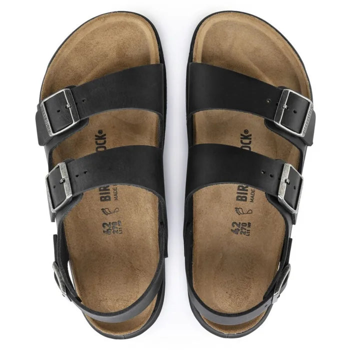 Birkenstock Milano CT Oiled Leather - Black