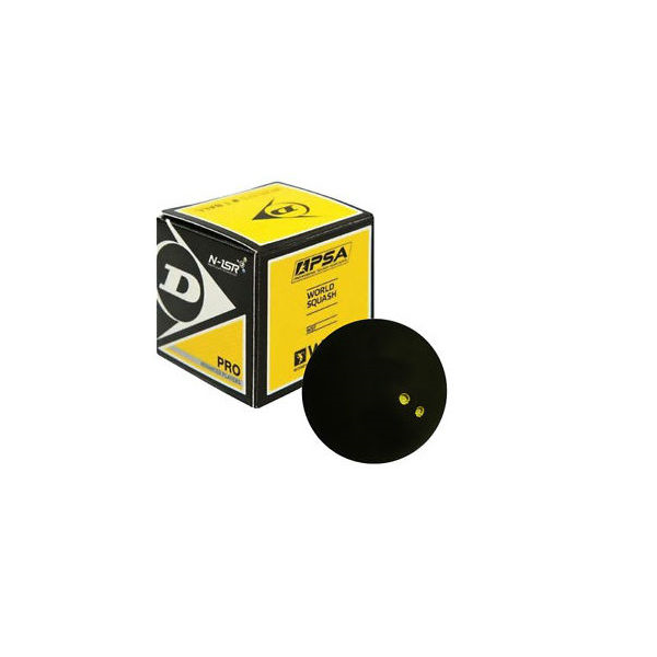 Dunlop Double Yellow Dot Squash Ball