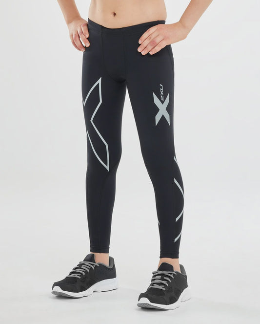 2XU Boys Core Compression Tights- Black/Black