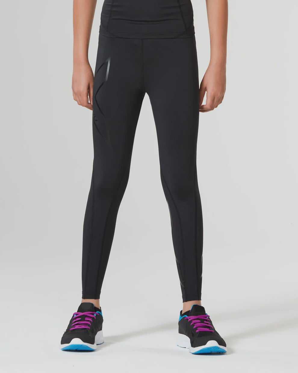 2XU Girls Core Compression Tights - Black/Nero