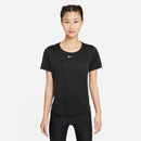 Nike Dri-FIT One Women's Standard Fit Short-Sleeve Top - Black