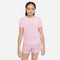 Nike Dri-FIT One Big Kids' (Girls') Short-Sleeve Training Top - Pink