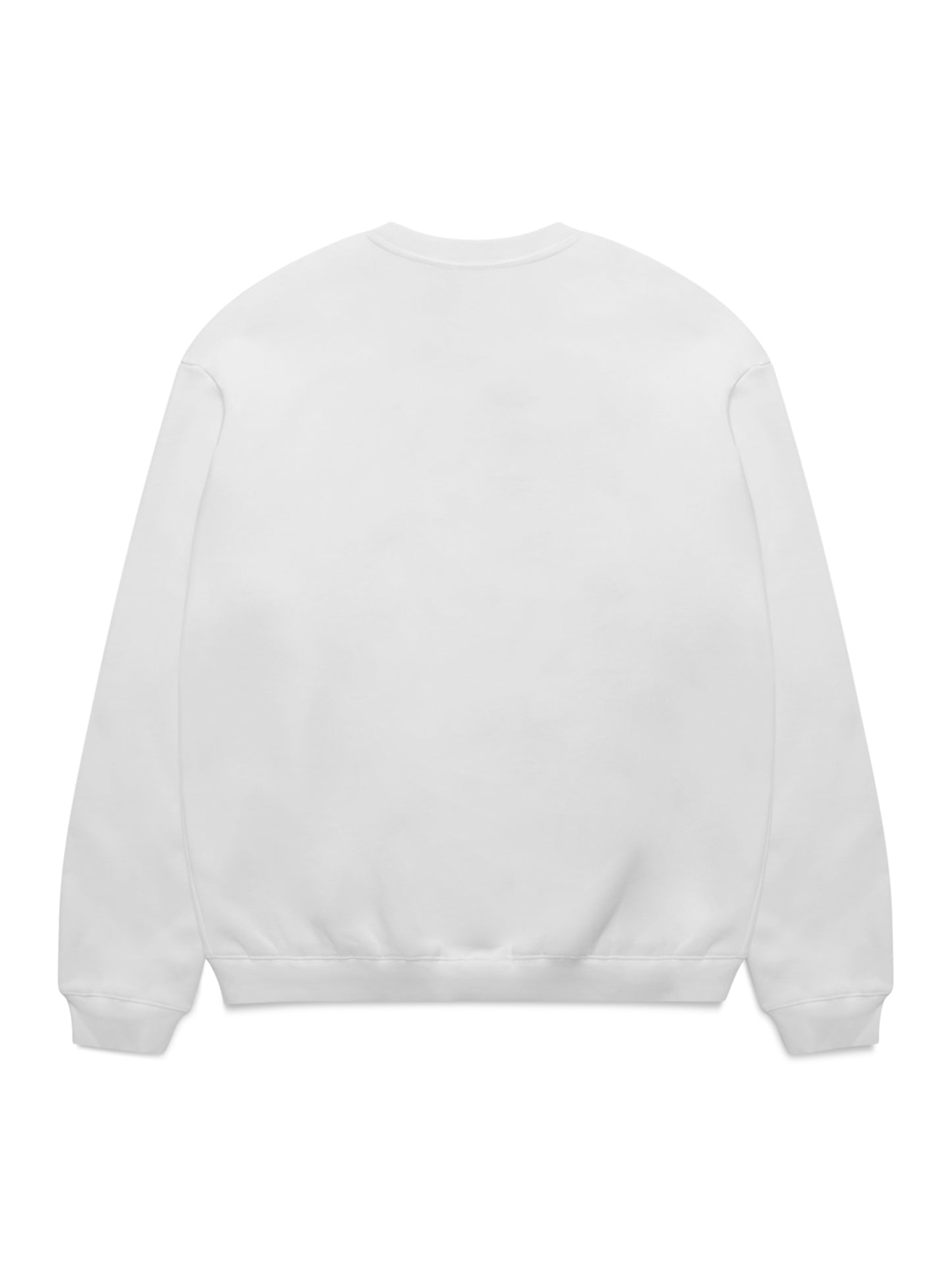 Majestic MLB Logo Applique Crew Sweat - LA Dodgers -  Vintage White