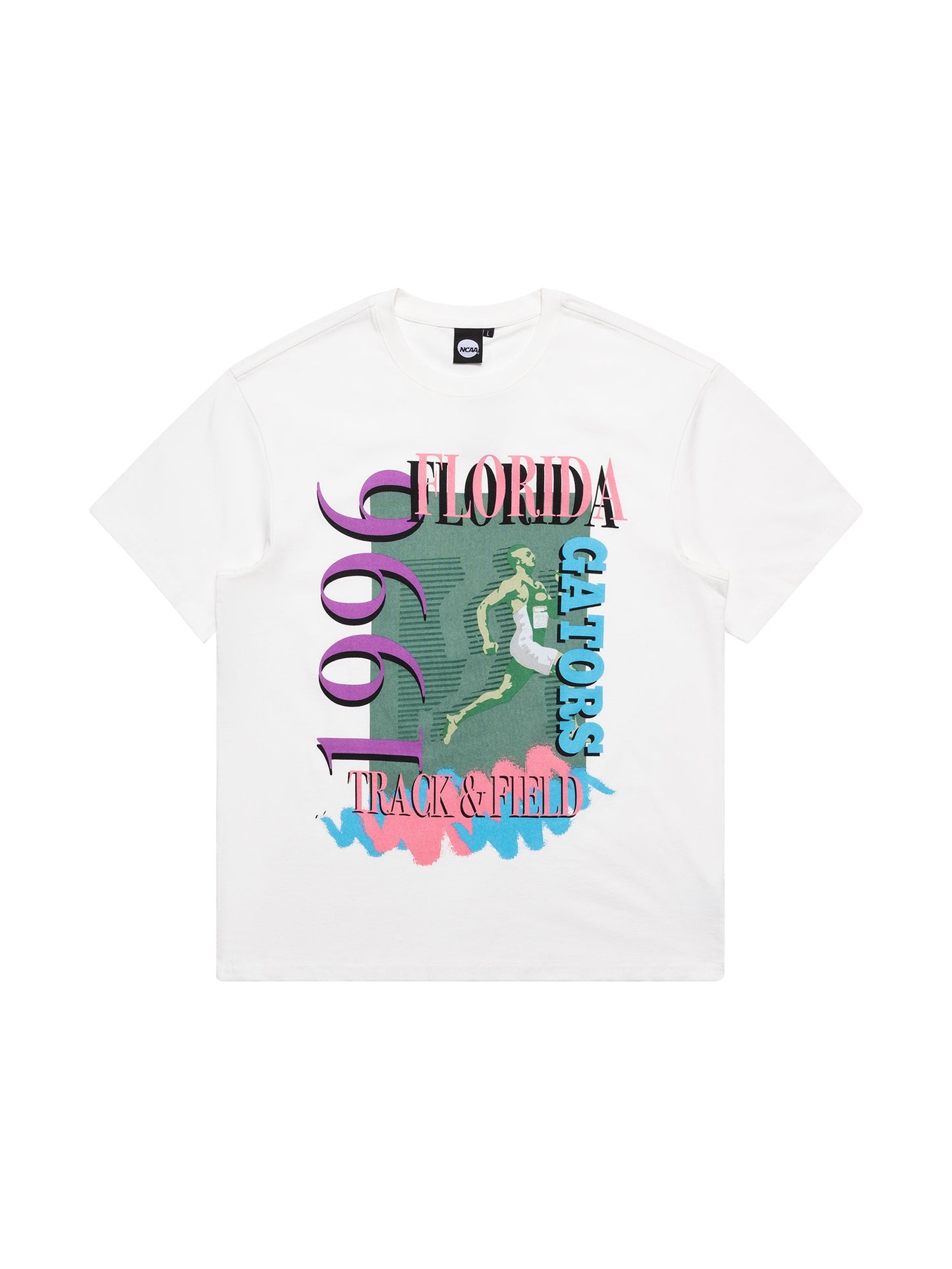 NCAA Florida Gators Track & Field Tee - Vintage White