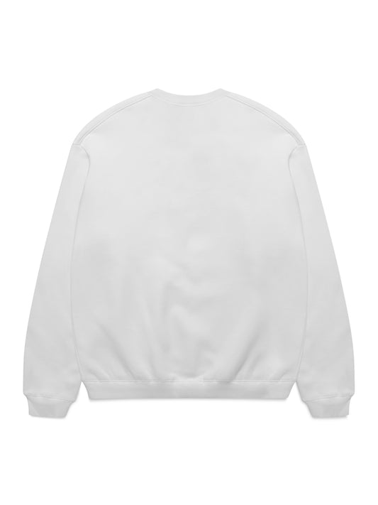 NCAA North Carolina Puff Print Crew - Vintage White