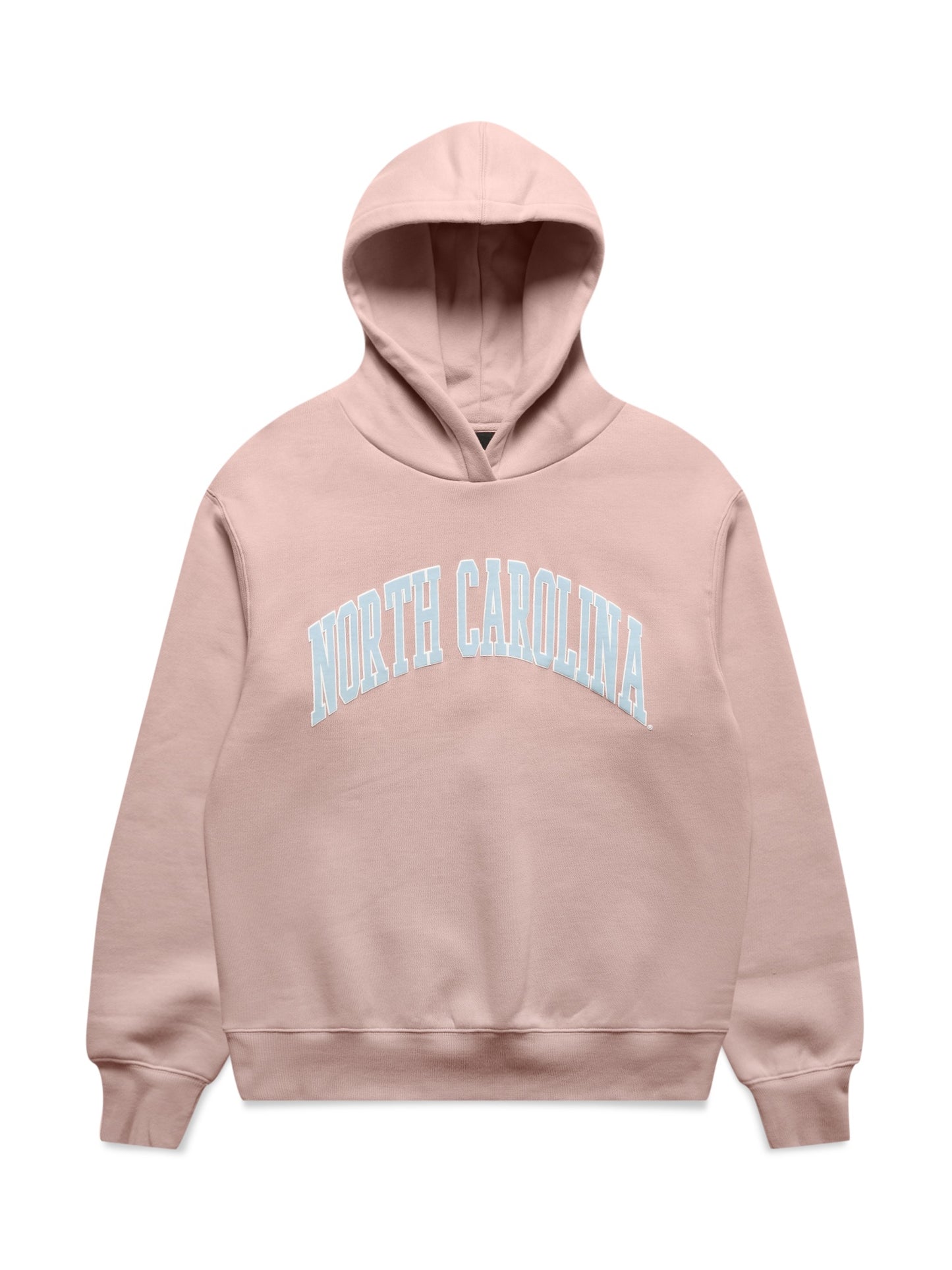 NCAA Womens North Carolina Puff Print Hoodie - Pale Mauve