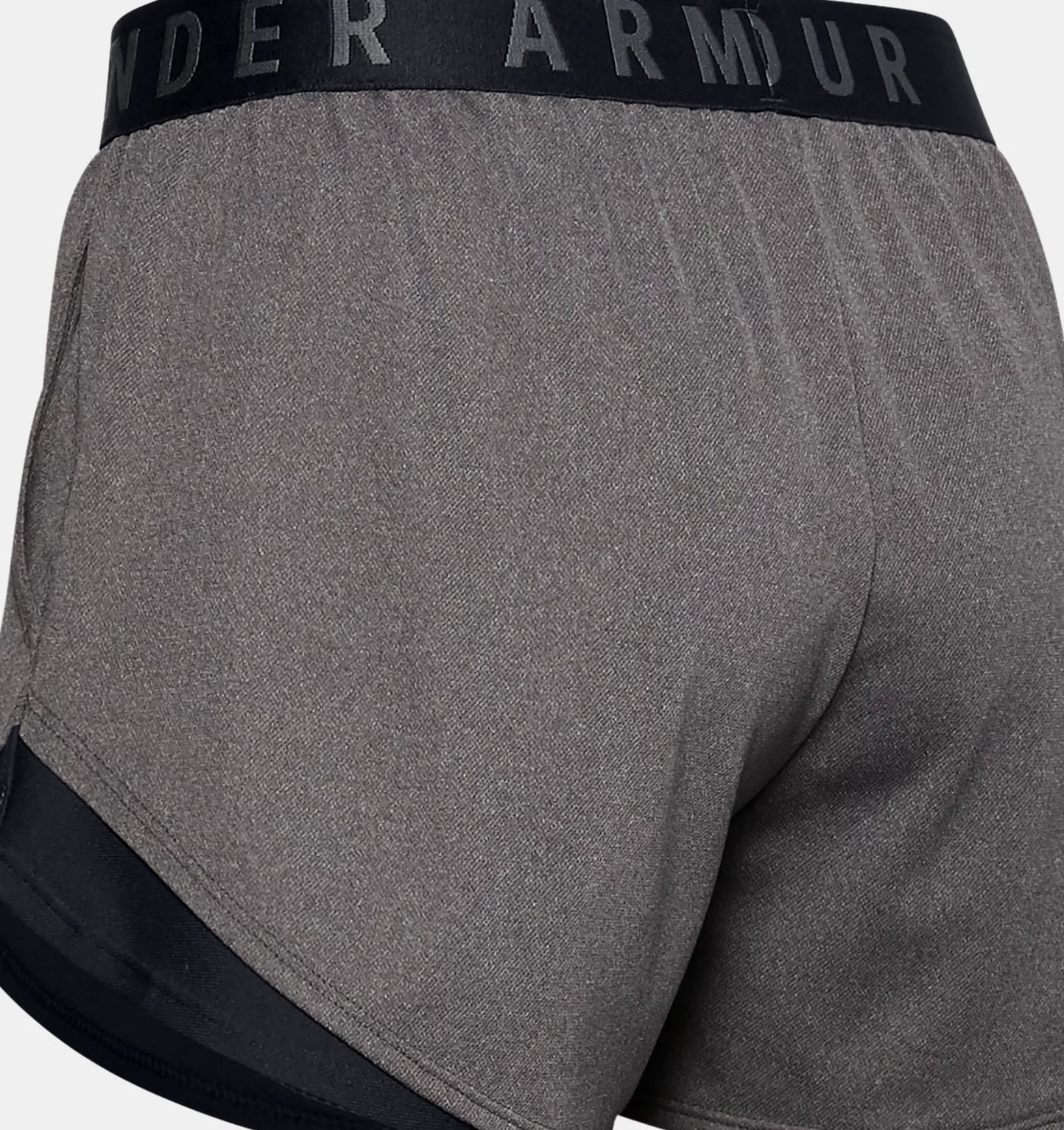Under Armour Womens Play Up Short 3.0 - Carbon Heather/Black