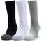 Under Armour Heatgear Crew Socks - Black/Grey/White