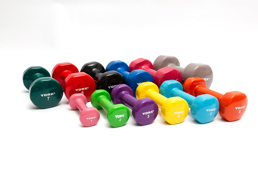 York Vinyl Dipped Dumbbell