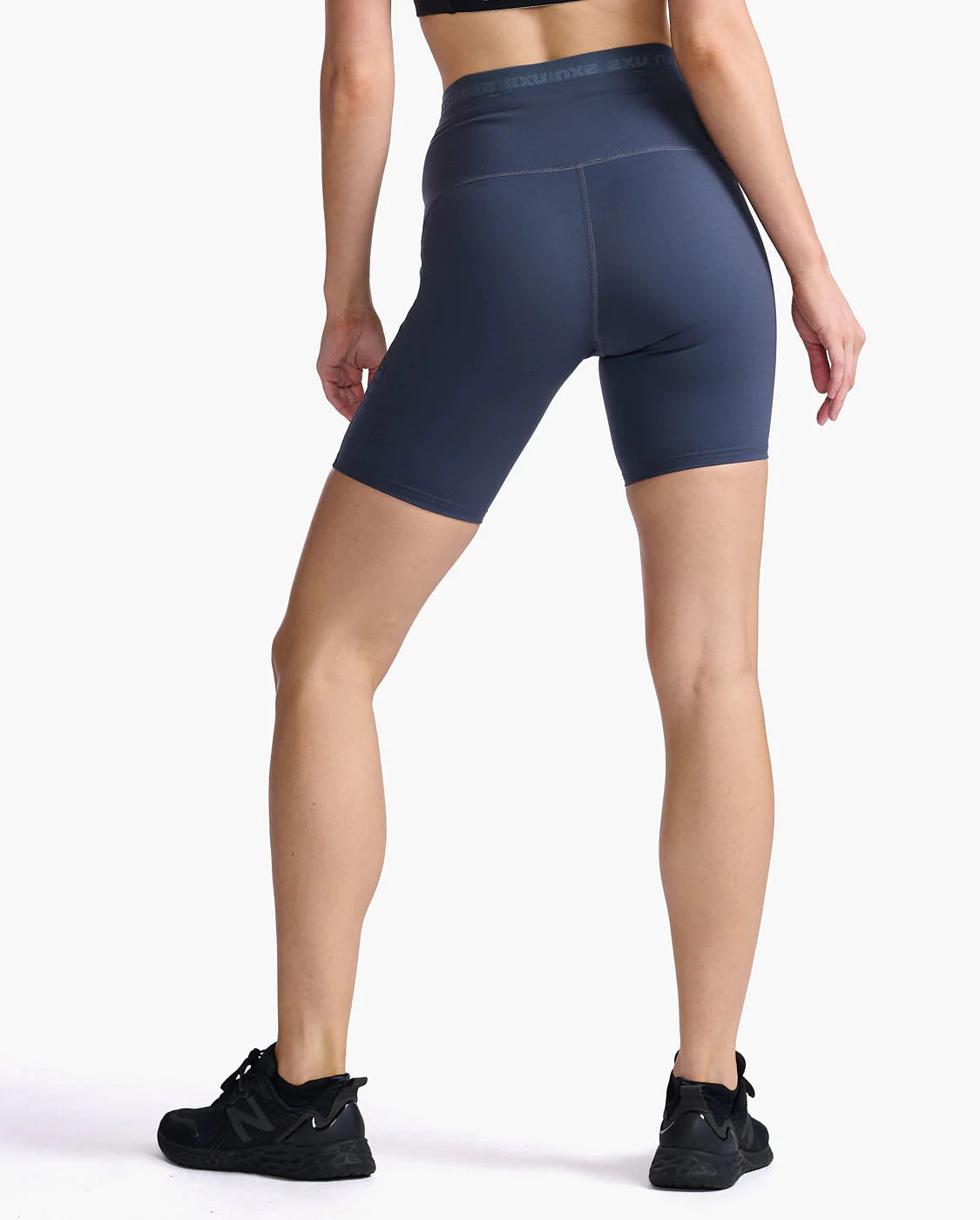2XU Womens Form Stash Hi-Rise Bike Shorts - India Ink