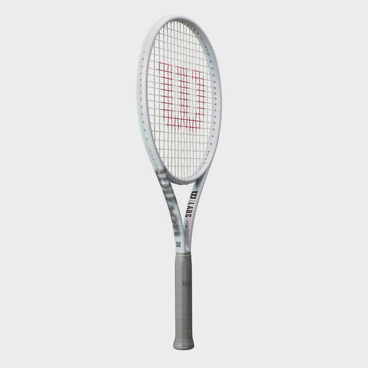 Wilson W Labs Project Shift 99/300 Unstrung Tennis Racket - Pearl White