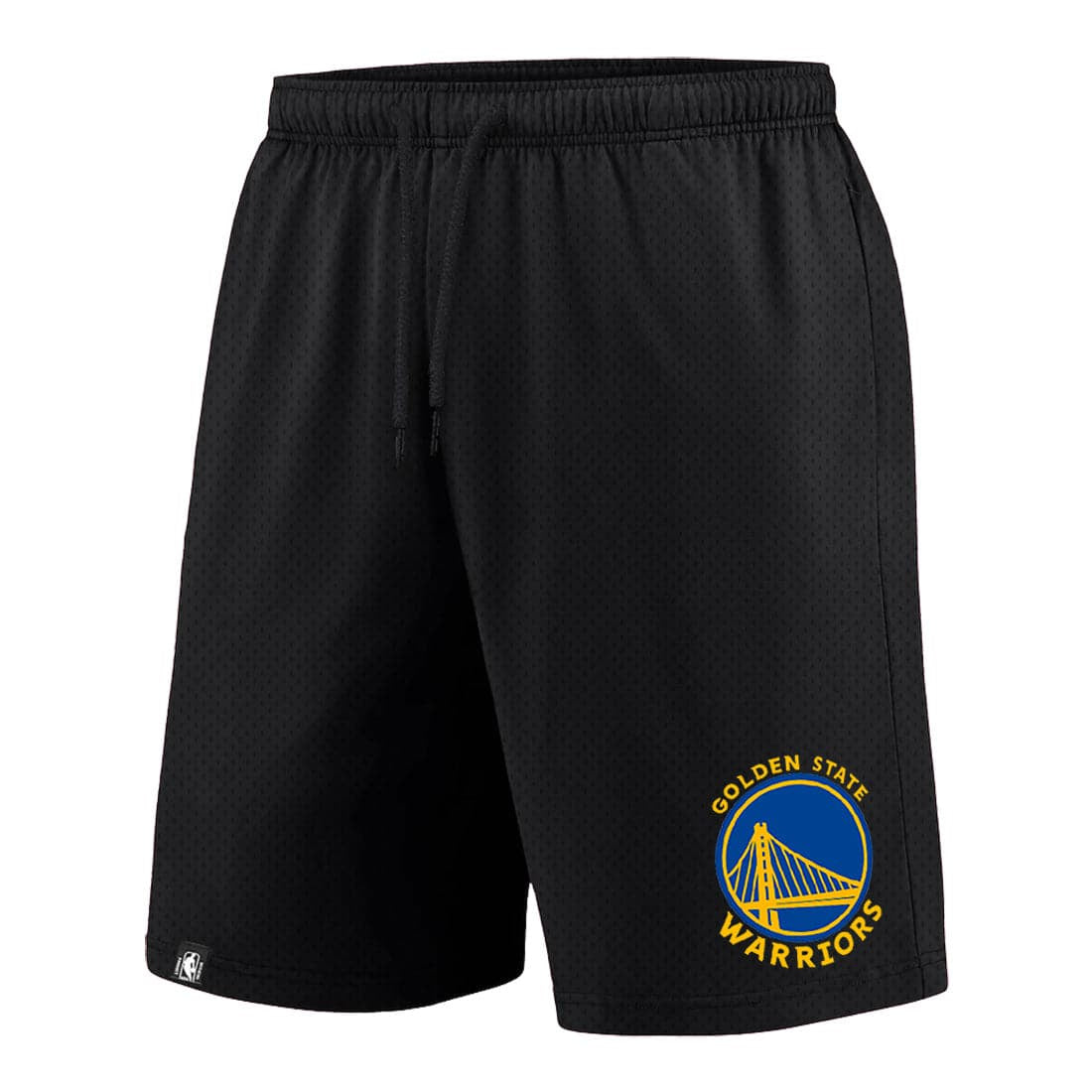 NBA Essentials Golden State Warriors Mens Team Mesh Shorts - Black