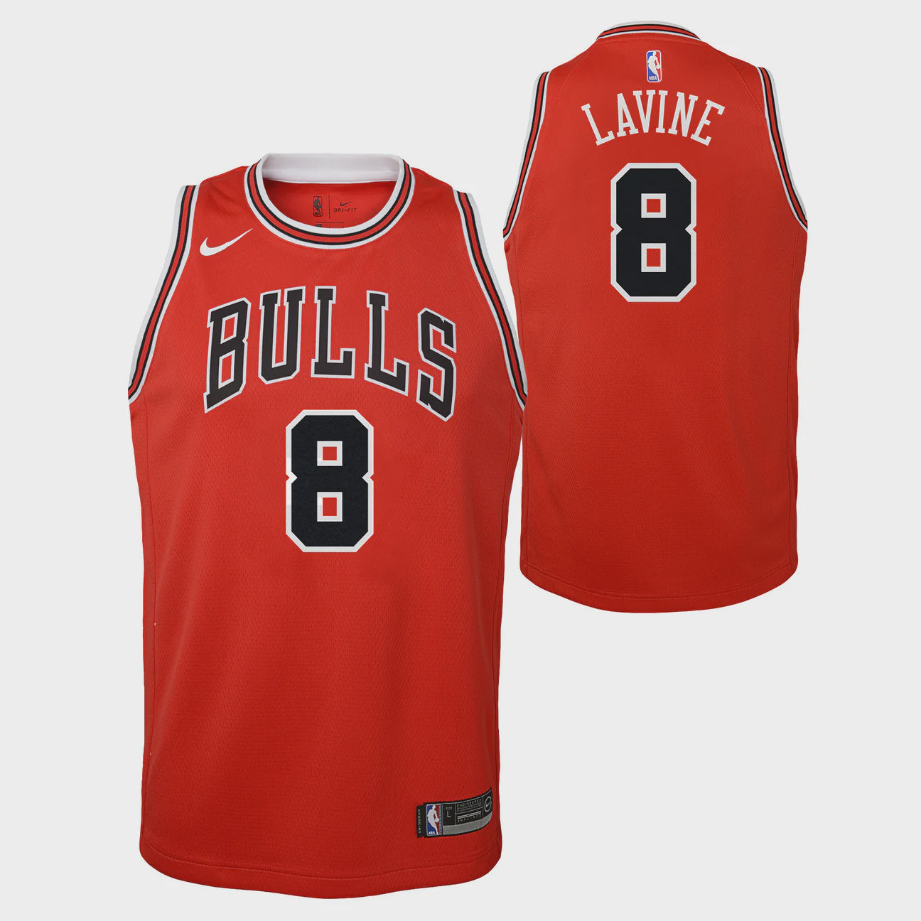 Nike NBA Chicago Bulls Youth Icon Name and Number Swingman Jersey