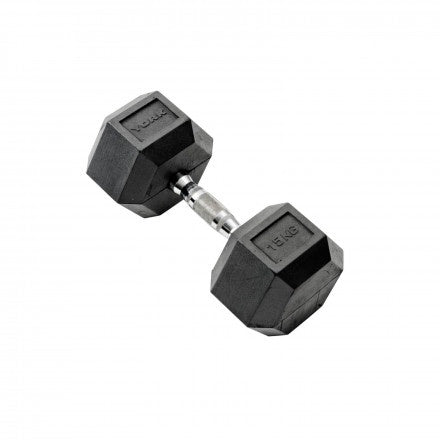 York Rubber Hexagonal Dumbbell