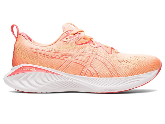 Asics Women's Gel Cumulus 25 (D) - Summer Dune/Light Orange
