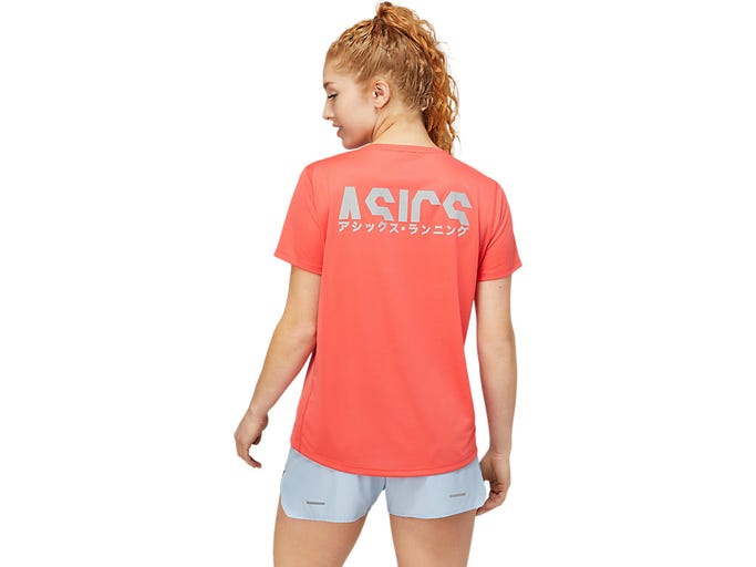 Asics Women's Katakana SS Top - Pink Grapefruit