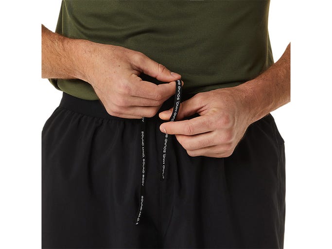 Asics Mens Road 7 Inch Shorts - Black