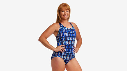 Funkita Ladies Brace Me Back One Piece - Perfect Teeth