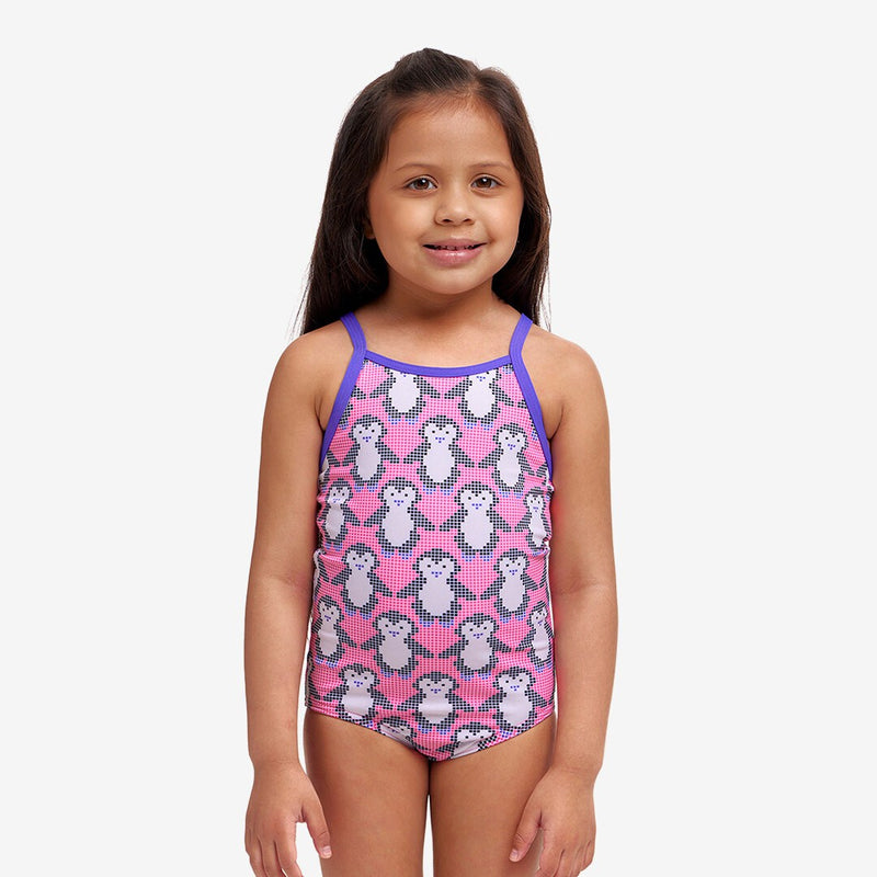 Funkita Toddler Girls Printed One Piece - Pixi Pengi