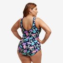 Funkita Ladies Zip Front One Piece- Fast Flow