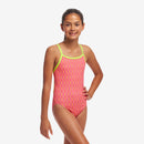 Funkita Girls Single Strap One Piece - Wicked Waves