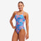 Funkita Womens Diamond Back One Piece - Bundjalung Blue