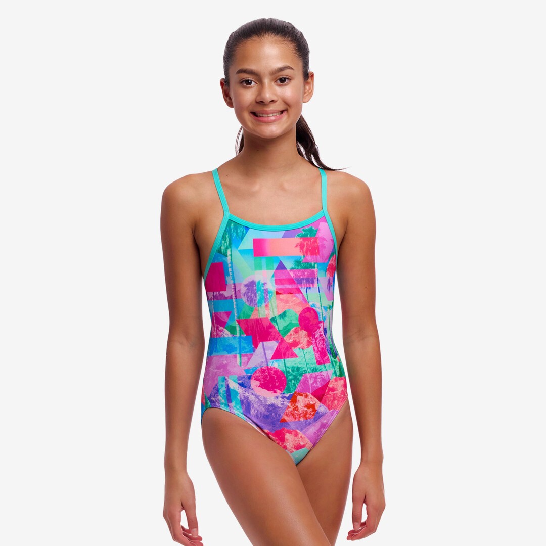 Funkita Girls Single Strap One Piece - Snap That