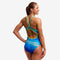 Funkita Womens Diamond Back One Piece - Sea Breeze