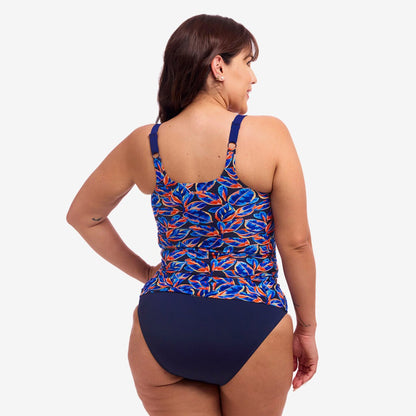 Funkita Ladies Scoop Neck Tankini Top - Leaf Blower
